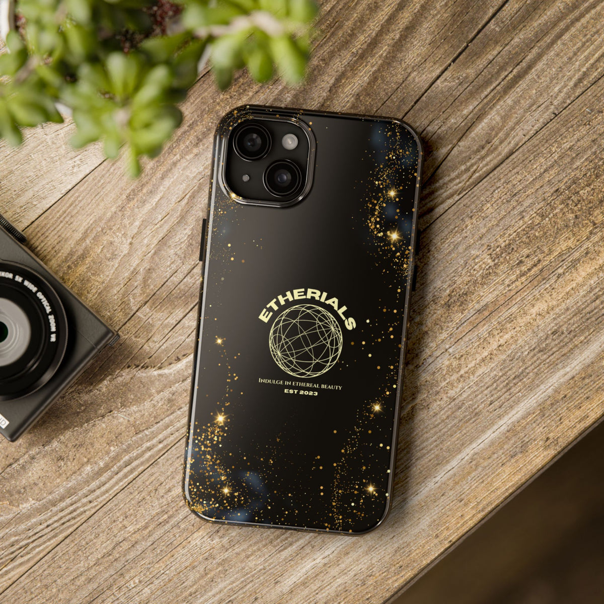 Aesthetic Case - Golden Black
