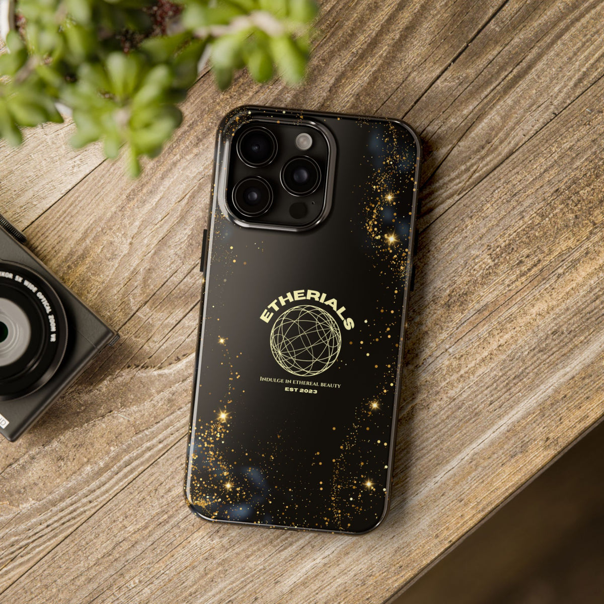 Aesthetic Case - Golden Black