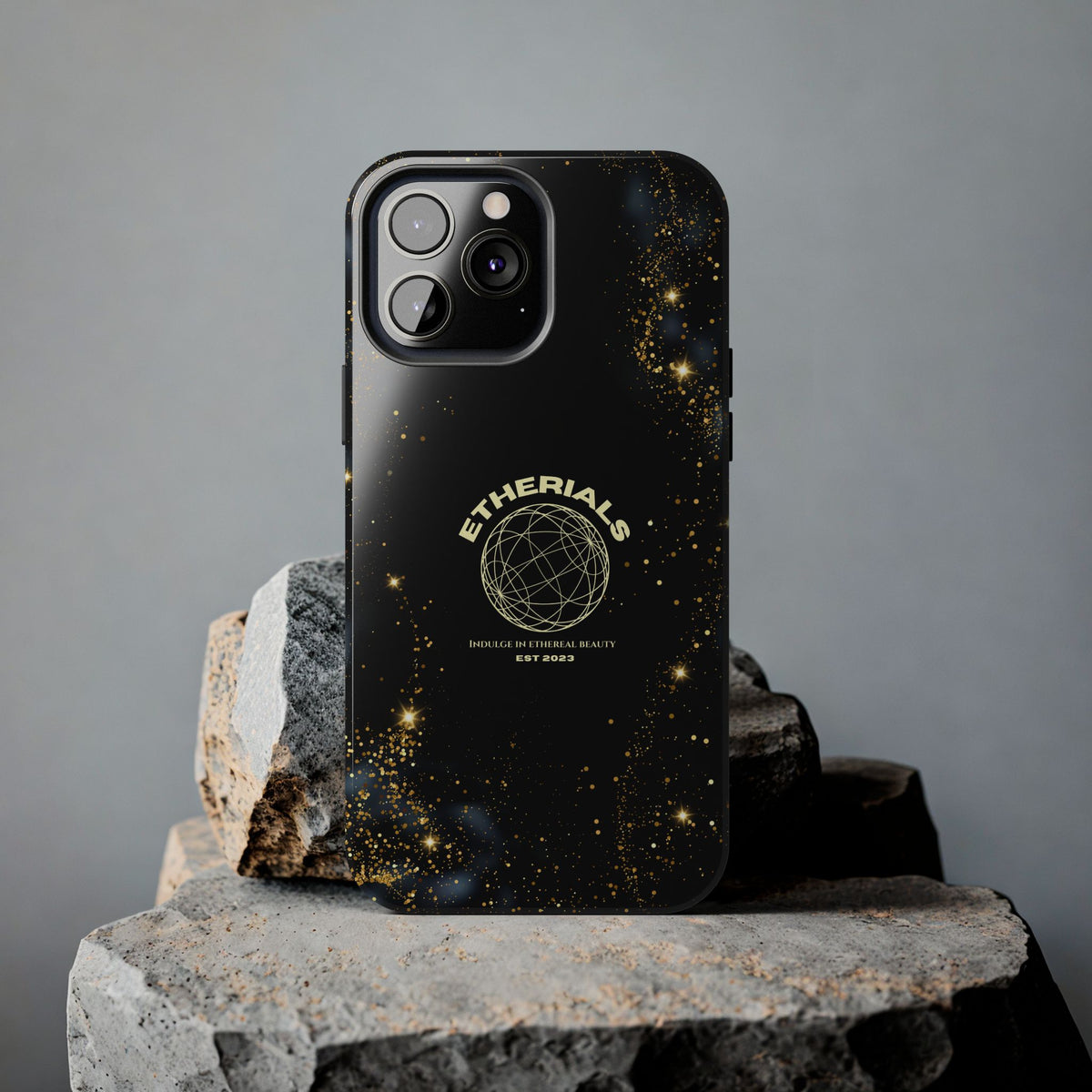 Aesthetic Case - Golden Black