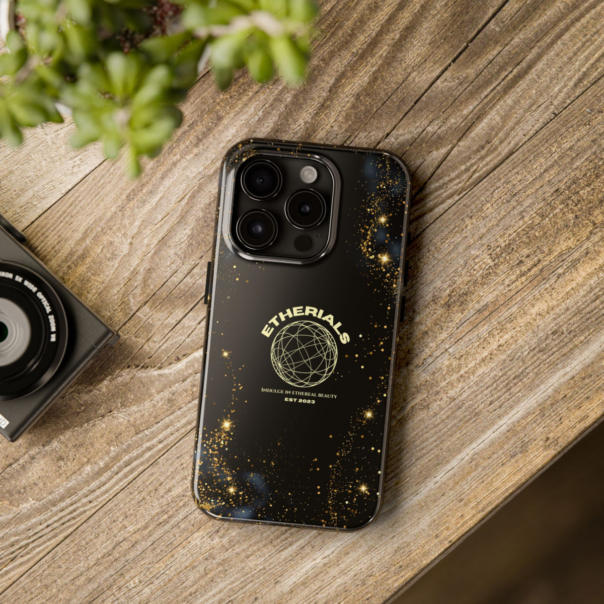 Aesthetic Case - Golden Black
