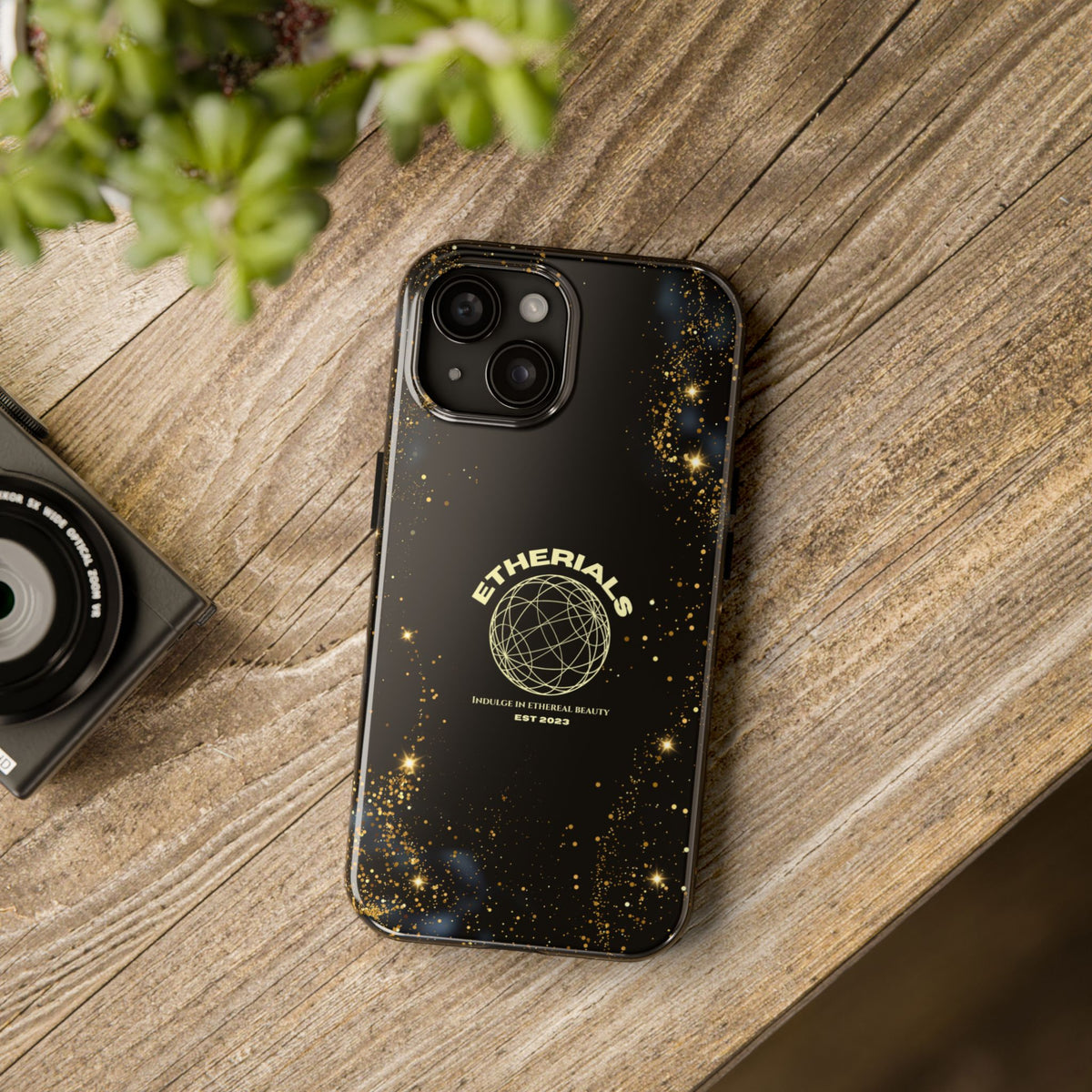 Aesthetic Case - Golden Black
